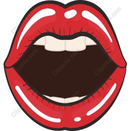 Bold Red Lips