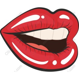 Luscious Red Lips