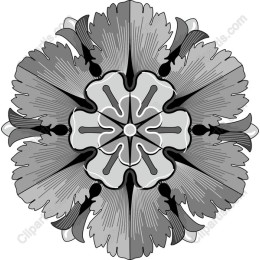 Elegant Black and White Floral