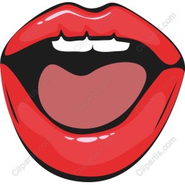 Vibrant Open Mouth