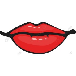 Luscious Red Lips