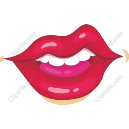 Luscious Red Lips