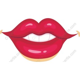 Luscious Red Lips