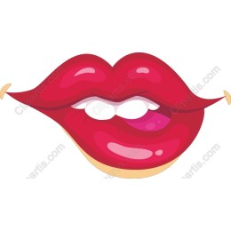 Bold Red Lips