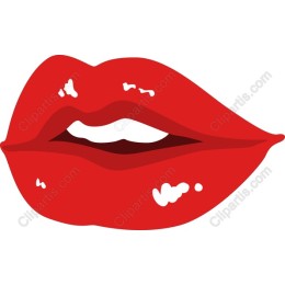 Luscious Red Lips