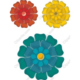 Floral Set - Vibrant Flower