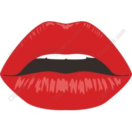 Seductive Red Lips
