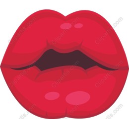 Luscious Red Lips