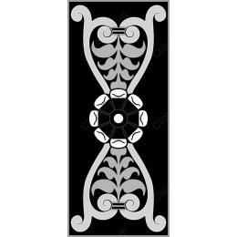 Elegant Floral Hourglass