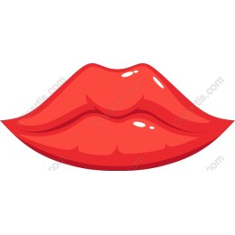 Luscious Red Lips