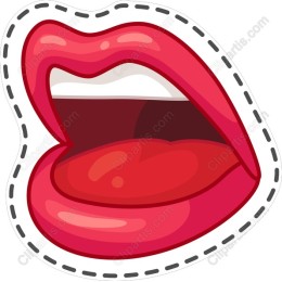 Vibrant Open Mouth