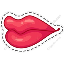 Luscious Red Lips