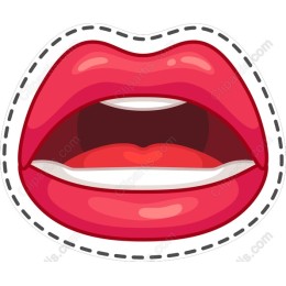 Vibrant Open Mouth