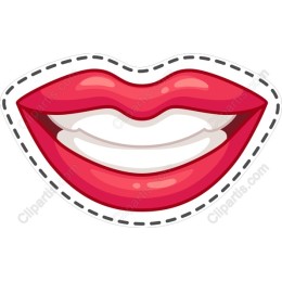 Vibrant Smiling Mouth