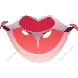Vibrant Stylized Lips