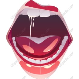 Vibrant Open Mouth