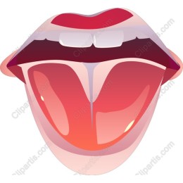 Vibrant Open Mouth with Tongue