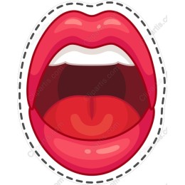 Vibrant Open Mouth