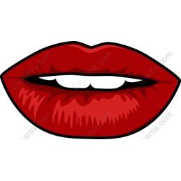 Glamorous Red Lips
