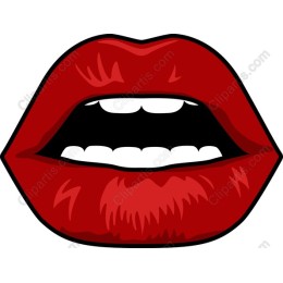 Luscious Red Lips