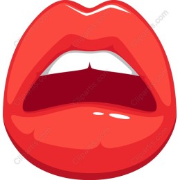 Luscious Red Lips