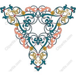 Elegant Floral Ornament
