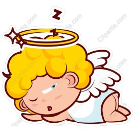 Cute Sleeping Cherub