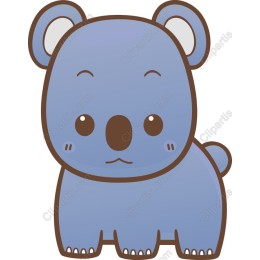Adorable Blue Koala