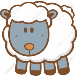 Cute Cartoon Sheep