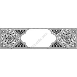 Elegant Ornate Frame in Black and White
