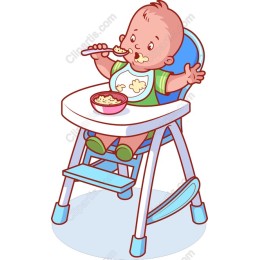 Happy Baby Mealtime