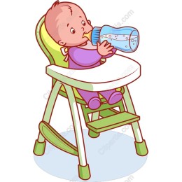 Baby in High Chair