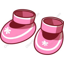 Pink Baby Booties