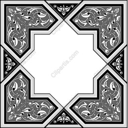 Elegant Floral Geometric