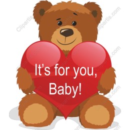 Adorable Bear with Heart