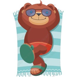 Summer Chill Bear