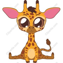 Cute Cartoon Giraffe
