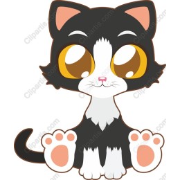 Charming Cartoon Cat