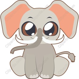 Adorable Elephant Clipart