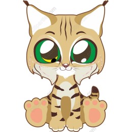 Cute Cartoon Cat