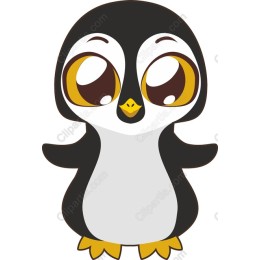 Adorable Cartoon Penguin