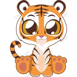 Cute Cartoon Tiger