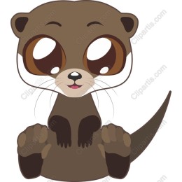 Cute Cartoon Otter