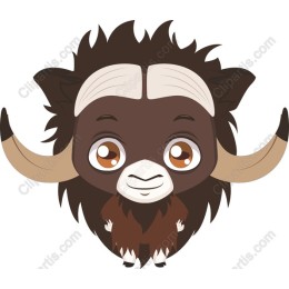 Charming Cartoon Yack
