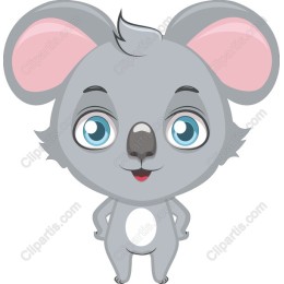 Adorable Cartoon Koala