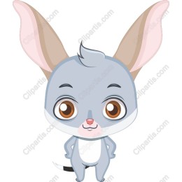 Charming Cartoon Bunny