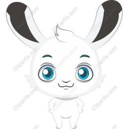 Charming Cartoon Bunny
