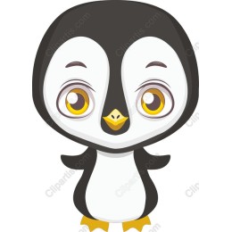 Adorable Cartoon Penguin