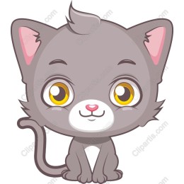 Charming Gray Cat