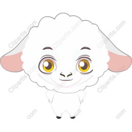 Charming Cartoon Sheep